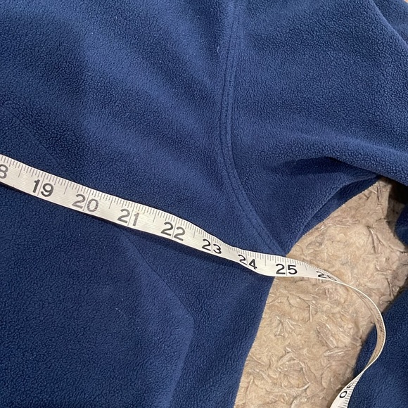 PATAGONIA SYNCHILLA BLUE FLEECE MOCK NECK ZIP FRONT LONG SLEEVE JACKET MEN'S L - Picture 8 of 9